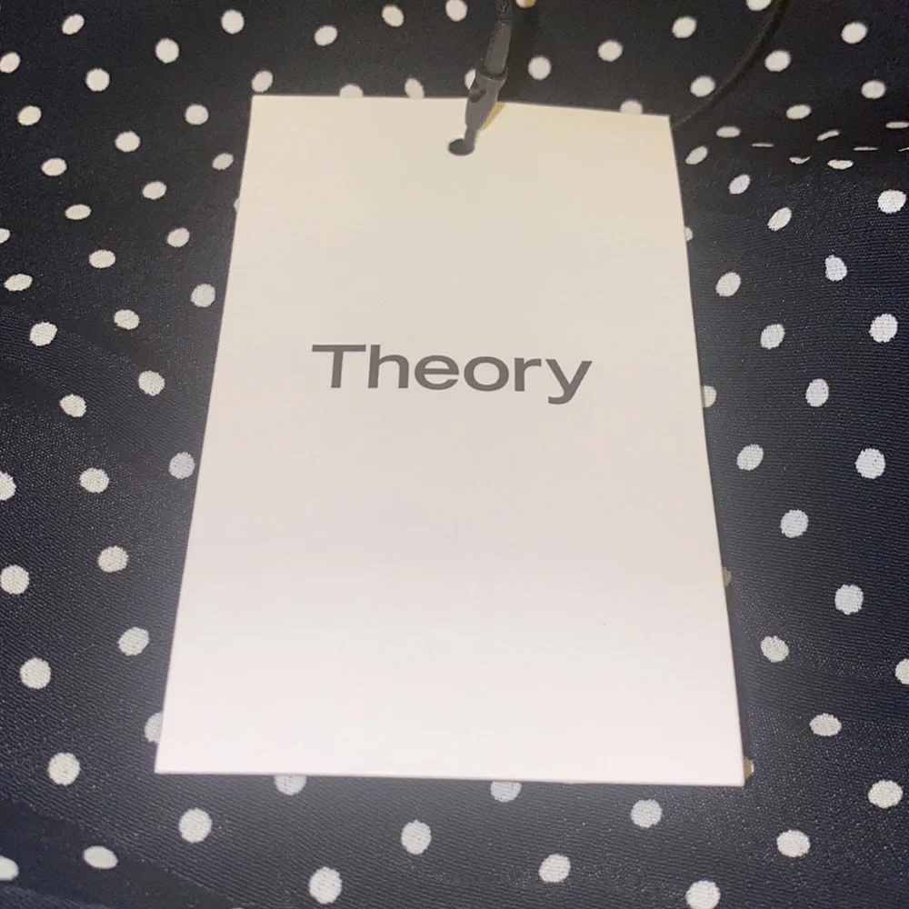 THEORY crew dress polka dot size 0 NWT - Picture 9 of 10